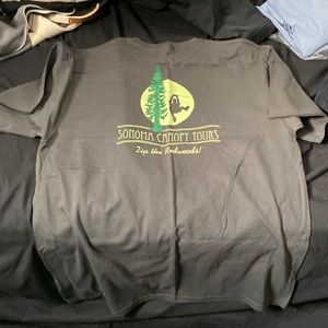 Sonoma canopy tours zip line tshirt